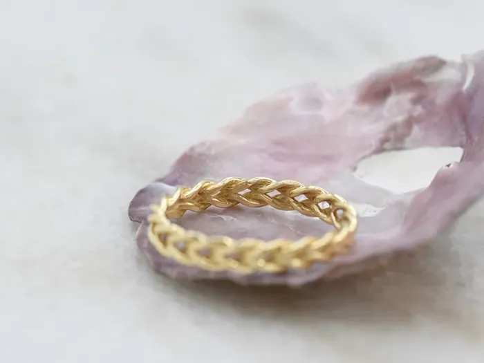 Anillo Oro Espiga
