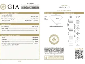 Rose Gold Engagement Ring with an Emerald-Cut Diamond