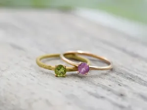 Anel de Ouro con Peridoto