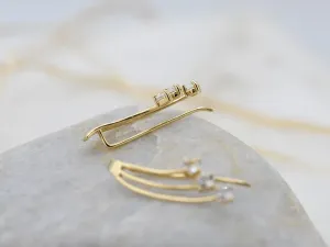 LAOLA Earrings with Crystal Rock