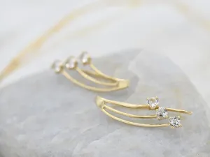 Pendientes LAOLA con Cristales de Roca