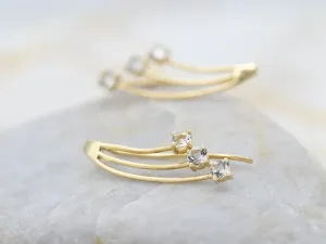 Pendientes LAOLA con Cristales de Roca