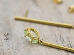 Pendentes de Ouro con Crisolita