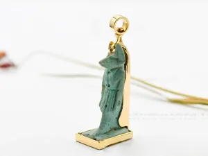 Colgante con Amuleto Antiguo de Anubis