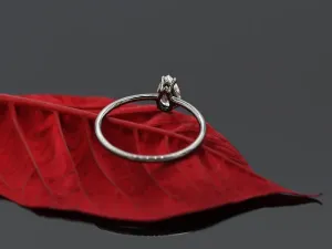 Anillo con Diamante Talla Pera