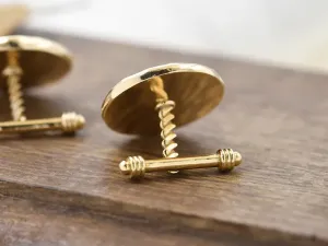 Cufflinks with Ancient Roman Coins