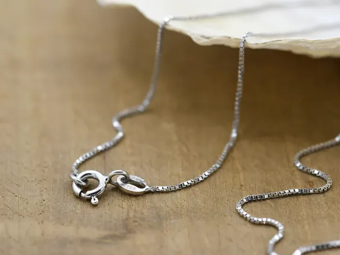 Cadena Oro Blanco Veneciana