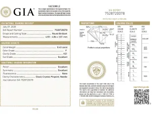 Anel Follas de Roble con Diamante