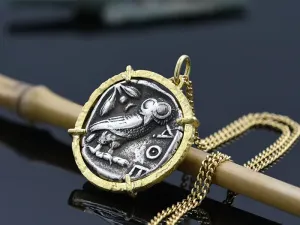 Colgante de Ouro con Moeda Grega