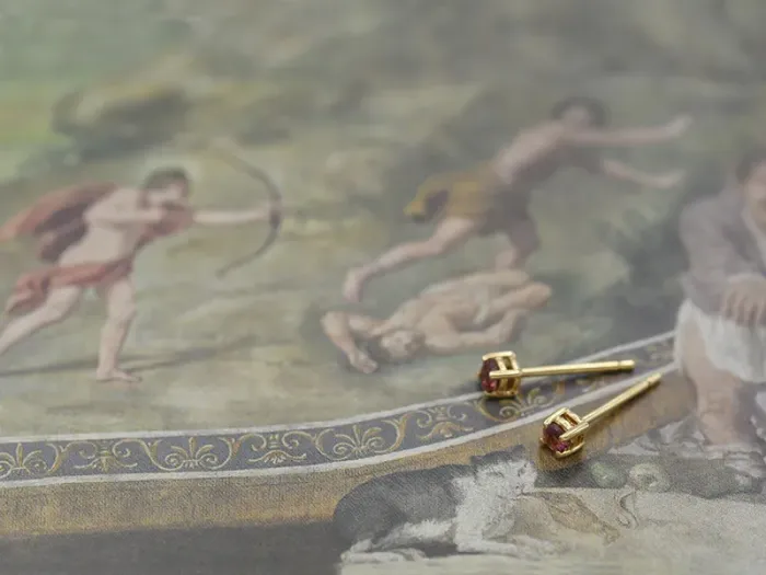 Pendientes de Oro con Turmalinas