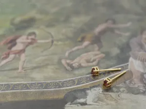 Pendientes de Oro con Turmalinas