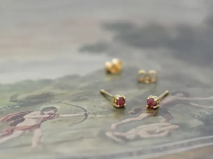 Pendientes de Oro con Turmalinas