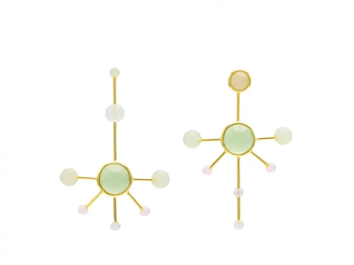 Aros de Prata Dourada