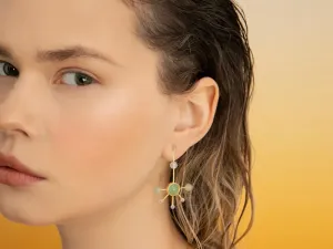 Aros de Prata Dourada