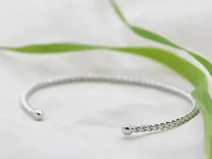 Brazalete de Ouro  Rosa Espiral