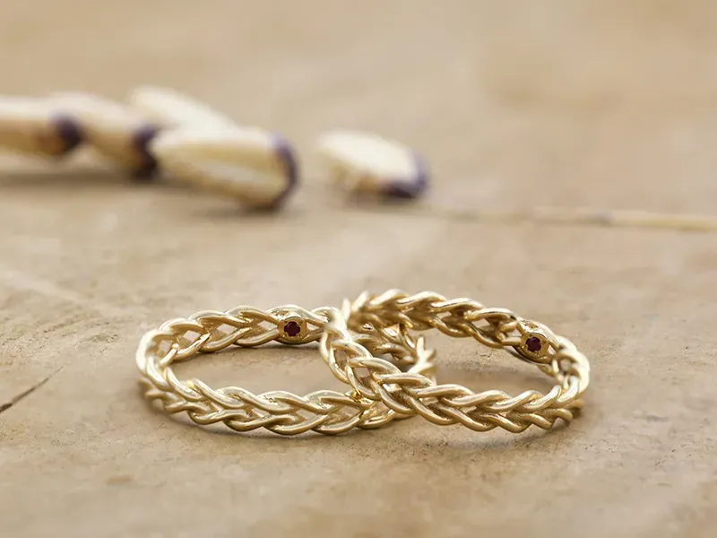 Yellow Gold Spike Ring