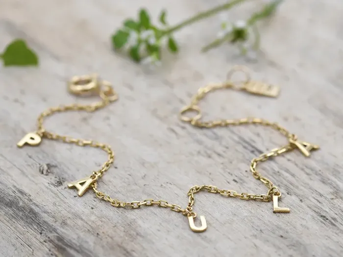 Pulsera de Oro Personalizada