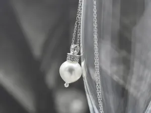 Colgante de Ouro con Perla Australiana e Brillantes