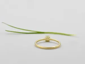 Gold Ring with Peridot