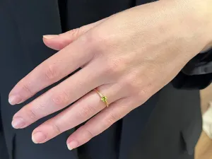 Gold Ring with Peridot