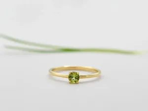 Anel de Ouro con Peridoto