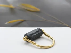 Anel de Ouro con Selo Xiratorio