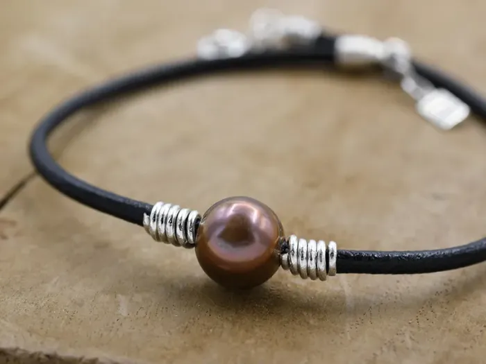 Pulsera de Plata con Perla