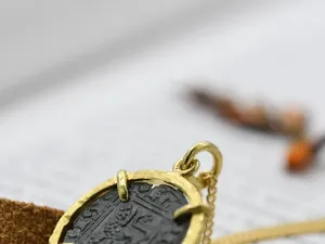 Gold Pendant with Medieval Coin