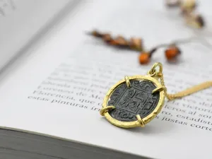 Colgante de Ouro con Moeda Medieval