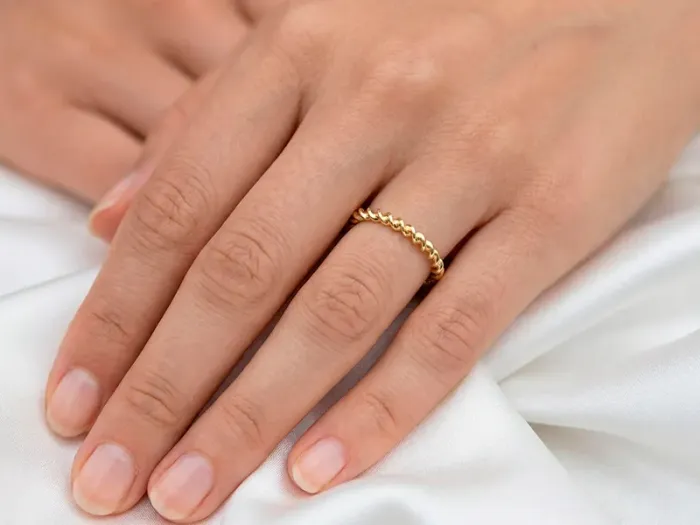 Gold Spiral Ring