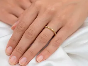 Gold Spiral Ring