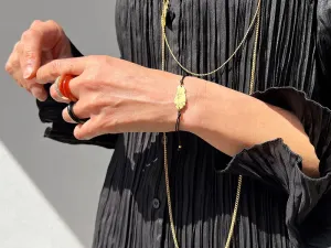 Pulsera Wabi-Sabi con Rama y Diamante