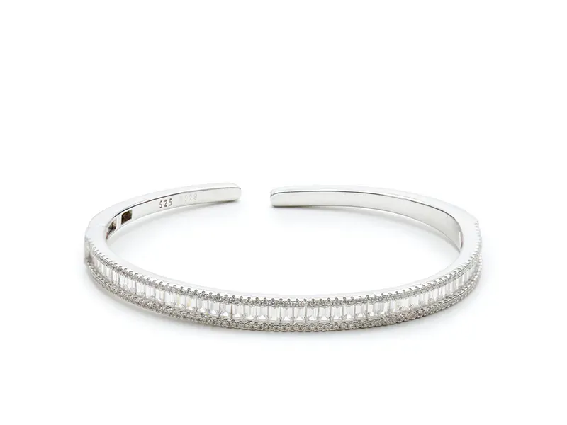Brazalete de Prata e Circonitas