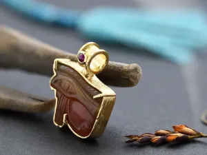 Colgante con Amuleto Exipcio Antigo. Ojo de Horus