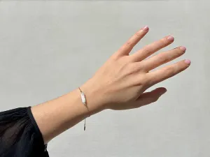 Gold Bracelet with Pearl