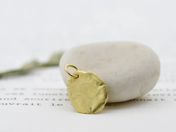 Wabi-Sabi Pendant with Branch and Diamond