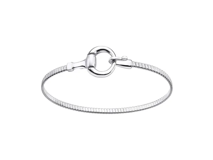 Brazalete de plata tubogas