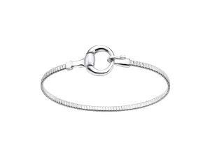 Brazalete de plata tubogas