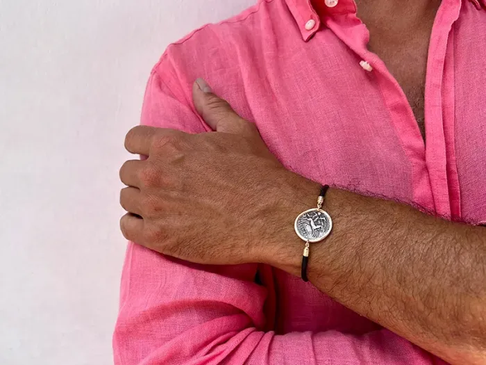 Pulsera de Oro con Moneda Romana