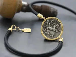 Pulsera de Oro con Moneda Romana