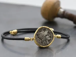 Pulsera de Oro con Moneda Romana