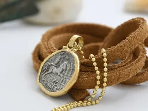 Colgante de Oro con Denario Romano