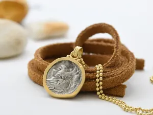 Colgante de Ouro con Denario Romano