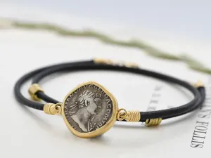 Pulsera de Oro con Moneda Romana
