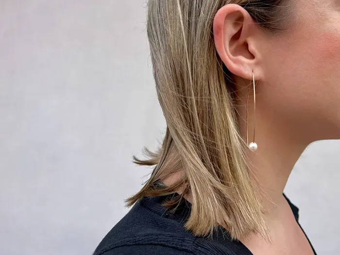Pendientes de Oro con Perlas