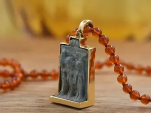 Colgante con Amuleto Egipcio Antiguo