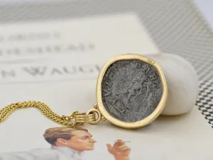 Colgante de Ouro con Moeda Romana