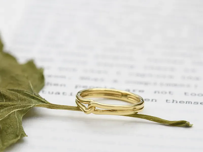 18K Gold Infinity Design Ring version 2