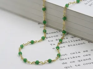 Gargantilla de Oro con Esmeraldas
