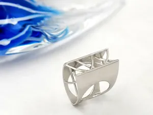 Anillo Shark Oro Blanco
